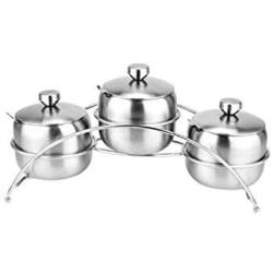 Mini Spice Jars Stainless steel cruet set creative spice box
