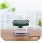 Kitchen Multi Grain Storage Tank Plastic Transparent Sealed Cans Tea Cans Milk Powder Snack Storage Box Seasoning Jar Wf618432,Green 300Ml