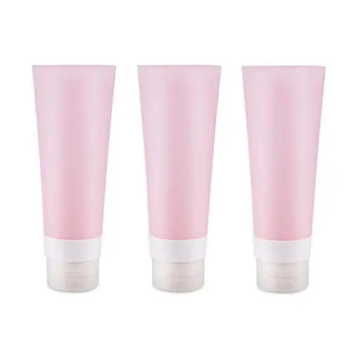 3 PCS Tubes en Silice Gel de 80 ML (2.7 OZ) Rose Vides avec Bouchon Amovible – Contenants Réutilisables pour Lotion, Gel Douche, Shampoing, Après-Shampoing pour Voyage et Camping. 3 PCS Tubes en Silice Gel de 80 ML (2.7 OZ) Rose Vides avec Bouchon Amovible – Contenants Réutilisables pour Lotion, Gel Douche, Shampoing, Après-Shampoing pour Voyage et Camping.
