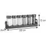 Tescoma Spice jars in narrow stand SEASON 6 pcs, anthracite Tescoma Spice jars in narrow stand SEASON 6 pcs, anthracite
