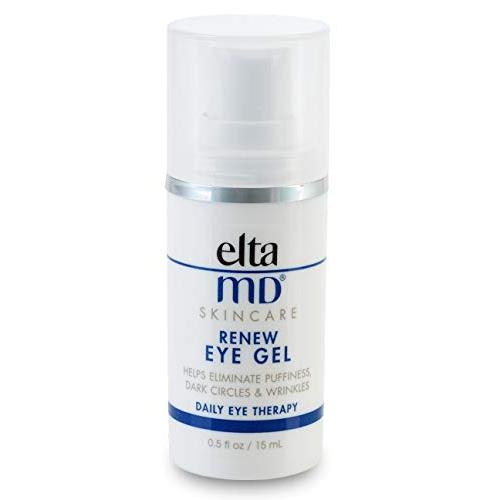 EltaMD Renew Eye Gel for Dark Circles, Under-Eye Puffiness, Fine Lines and Wrinkles, Anti-Aging Eye Cream with Peptides & Hyaluronic Acid, 0.5 oz.