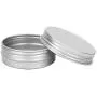 Professionelle Aufbewahrungsvasen aus Aluminium 30ml, kleine runde Metallbehälter mit Schraubverschluss, runde Metallbeschriftungen, Aluminium-Fallrohre, Aluminium-Esstisch, kleine runde Aluminiumbackform