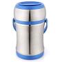 Thermos Food Jar Thermos Stainless Food Flask 2000ml,Leakproof Vacuum Insulated Food Containers Lunch Box,Storage Bag,Handle,Keep Hot 24 Hours (Color : No Bag)