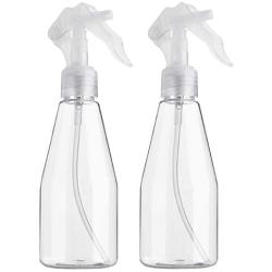 Empty Spray Bottles, Dedoot 2 Pack Small Spray Bottle 7oz Plastic Refillable Trigger Sprayer, Leak Proof Plant Mister Spray Bottles for Cleaning Solutions, Hair Care, Essential Oils