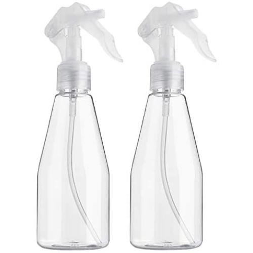 Empty Spray Bottles, Dedoot 2 Pack Small Spray Bottle 7oz Plastic Refillable Trigger Sprayer, Leak Proof Plant Mister Spray Bottles for Cleaning Solutions, Hair Care, Essential Oils