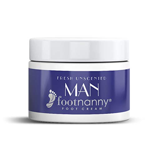 Footnanny - MAN Foot Cream - Especially for Men, Unscented, Moisturizing Cream