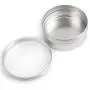 Foraineam 24 Pack 8 oz / 240ml Round Aluminum Tin Cans with Screw Top Lids - Large Metal Empty Tea Storage Case Jars - Spice Slave Hair Wax Cosmetic Cream Containers