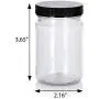6 oz Clear PET Spice Bottle with Black Ribbed Cap (12 pack) + Labels 6 oz Clear PET Spice Bottle with Black Ribbed Cap (12 pack) + Labels