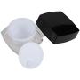 3PCS Clear Empty Refillable Upscale Square Arcylic Face Cream Bottle Vial Container Holder Pot Jar With Black Caps and PP Liner for Lip Gloss Balms Lotion Cream Cosmetic Makeup Storage (10G)