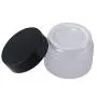 Bouteille en Verre Froissée Contenant Compatible pour Cosmétiques, Pots à Crème Vides 50ml (Blanc) - Pack de 12 Bouteille en Verre Froissée Contenant Compatible pour Cosmétiques, Pots à Crème Vides 50ml (Blanc) - Pack de 12