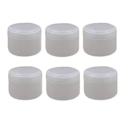 6 PCS Pots à Crème Visage 250ML/8 Oz avec Bouchons de Remplissage et Couvercle Dom 6 PCS Pots à Crème Visage 250ML/8 Oz avec Bouchons de Remplissage et Couvercle Dom