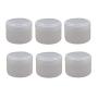 6PCS 250ML/8 Oz Face Cream Cosmetic Jars Empty Refillable Lotion Ointments Bottles Pots with Liners and Dome Lid Container Storage Makeup Dispenser Cram