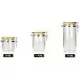 Hemoton Glass Food Storage Containers Airtight Storage Jar with Clip Lids Sealed Canister Food Storage Container (860ML)
