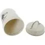 Ensemble de 3 Pots à Graines Métalliques Rustiques Style Ferme Blanc NIKKY HOME Ensemble de 3 Pots à Graines Métalliques Rustiques Style Ferme Blanc NIKKY HOME