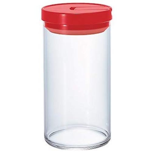 Hario Glass Canister, 1000ml, Red