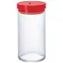 Hario Glass Canister, 1000ml, Red Hario Glass Canister, 1000ml, Red