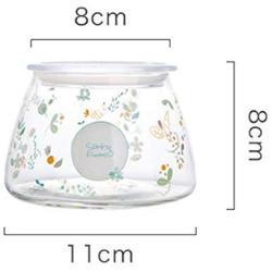 Sealed Glass Food Jar Lids Storage Jar Can Bottle Spices Storage Box Tea Coffee Sugar Storage Container For Kitchen Organizer Spring Forest Type S