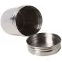 SONGLIN Simple Stainless Steel Sealed Cans Portable Storage Tank Milk Tea Cans Seasoning Jar Travel Storage Tank,7cmx9cm