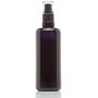 Infinity Jars 100 Ml (3.4 fl oz) Black Ultraviolet Glass Fine Mist Spray Bottle 3-Pack