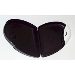 Tupperware Small Personal Organizer Compact Accessory Case Keeper Black and White