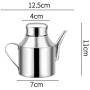 Stainless Steel Oil Dispenser,Leak Proof Vinegar Container Bottles Oil Dispenser Pot with Lid & Spout for Kitchen Cooking Oil Jar Cruet Storage containers