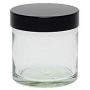 Viva Housewares Glass jar with lid in Different Sizes/Quantities, Glass, Transparent, 60 ml