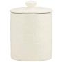 10 Strawberry Street CAN WHT Kitchen Canister Set, 3 Piece, Rose White