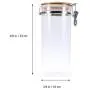 Bouteille de Rangement en Acier Inoxydable Hermétique pour Graines de Thé, Café, Sucre, Sel (1700ml) Bouteille de Rangement en Acier Inoxydable Hermétique pour Graines de Thé, Café, Sucre, Sel (1700ml)