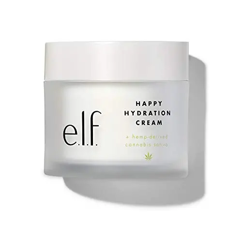 e.l.f. Happy Hydration Cream with Hemp-derived Cannabis Sativa Seed Oil 1.7oz e.l.f. Happy Hydration Cream with Hemp-derived Cannabis Sativa Seed Oil 1.7oz