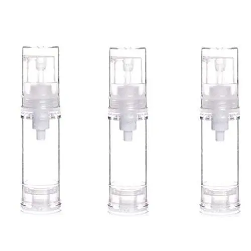 6PCS Transparent Airless BPA Free Pump Bottle Empty Refillable Plastic Vacuum Press Jars Pot Bottle Vial Container For Makeup Foundations Serums Lotion Cream Emulsion Liquid Cosmetic(5ml/0.17oz) 6PCS Transparent Airless BPA Free Pump Bottle Empty Refillable Plastic Vacuum Press Jars Pot Bottle Vial Container For Makeup Foundations Serums Lotion Cream Emulsion Liquid Cosmetic(5ml/0.17oz)