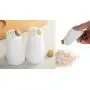 LQQGXLCondiment bottle, jar condiment storage box Spice jar Oil dispenser Ceramic sugar bowl condiment jar set olive oil vinegar syrup bottle dispenser