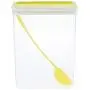 Cereal and Dry Food Storage Container，Colorful Airtight Lids - Bpa Free，Great for Pasta, Rice, Sugar, Flour, Baking, Pet Food & More - Yellow