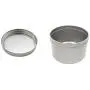 Metalltöpfe, 10 Stück, mit Deckel, für Kerzen, Reise-Töpfe, Shop, Gewürze, Süßigkeiten, Tee, Geschenk, Silber