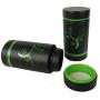 Stash Jar, Shatter Proof, Waterproof Leak Proof Set of 2 Excellent Quality (black1)