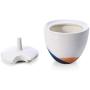 Cigooxm Ceramic Sugar Bowl Storage Jar with Lid Sugar Storage Container for Home and Kitchen Sugar Salt Pepper Storage Jar