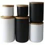 Bocal en Céramique Scellé de 260ml/800ml/1000ml pour Épices, Contenant pour Boissons, Bouteille pour Thé/Café, Caddy de Cuisine Blanc Bocal en Céramique Scellé de 260ml/800ml/1000ml pour Épices, Contenant pour Boissons, Bouteille pour Thé/Café, Caddy de Cuisine Blanc
