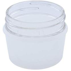 MJL 4oz Silicone Sleeve for Mason Jars (Frost, 2 Pack)