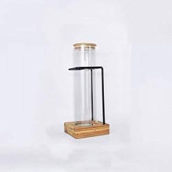 HOUSIYU Food Storage Container Sealed Container for Coffee Beans/Tea/Dried Fruit/Milk Tea/Coffee Shop/Product Display Glass Jar, 3410cm