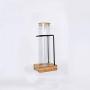 HOUSIYU Food Storage Container Sealed Container for Coffee Beans/Tea/Dried Fruit/Milk Tea/Coffee Shop/Product Display Glass Jar, 3410cm