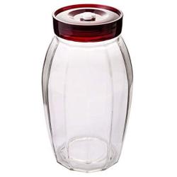 Kitchen Food Storage Jar Airtight Food Storage Kitchen Glass Jar Moisture-Proof Home Multi-Purpose Jam Bottle Cruet Glass Sealed Can (Color : 2.4l)