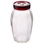 Kitchen Food Storage Jar Airtight Food Storage Kitchen Glass Jar Moisture-Proof Home Multi-Purpose Jam Bottle Cruet Glass Sealed Can (Color : 2.4l)