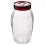 Kitchen Food Storage Jar Airtight Food Storage Kitchen Glass Jar Moisture-Proof Home Multi-Purpose Jam Bottle Cruet Glass Sealed Can (Color : 2.4l)