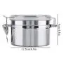 Contenant/Boîte en Acier Inoxydable pour Café, Thé, Bonbons, Chocolats, Poudres de Café (800ml) Contenant/Boîte en Acier Inoxydable pour Café, Thé, Bonbons, Chocolats, Poudres de Café (800ml)