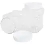 Bouteilles en plastique carrées Lawei 6 paquets avec couvercles – 30 oz (4 x 10 oz) contenants rectangulaires transparents avec poignées ergonomiques. Bouteilles en plastique carrées Lawei 6 paquets avec couvercles – 30 oz (4 x 10 oz) contenants rectangulaires transparents avec poignées ergonomiques.
