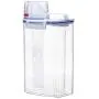 Volwco Bin Rice, Pet Food Storage Container, Airtight Cereal Storage Containers,Rice Storage Container,Rice Cylinder with Pour Spout Measuring Cup Locking Lid, Plastic Grain Organizer Box for Kitchen