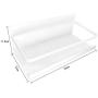 Magnetic Kitchen Rack Fridge Organizer,Starwak Metal Refrigerator Side Storage Shelf,Spice Jars Rack,Paper Towel Roll Holder,Home Rustproof Multi-use Punch-free Shelving Storage Unit Wall Mount(White)