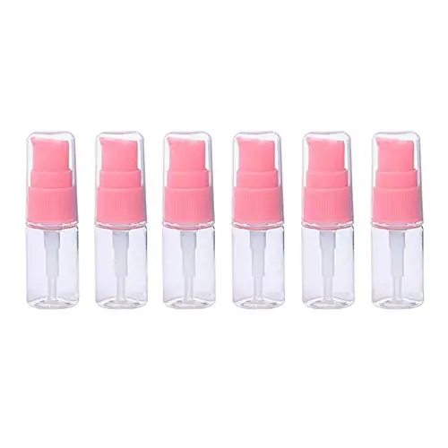 6Pcs 10ml/0.34oz Portable Plastic Lotion Pump Bottle with Lid Empty Refillable Press Bottle Travel Bottle Sample Storage Container Dispenser Vials Jars Pots for Lotion Emulsion Essence (Clear) 6Pcs 10ml/0.34oz Portable Plastic Lotion Pump Bottle with Lid Empty Refillable Press Bottle Travel Bottle Sample Storage Container Dispenser Vials Jars Pots for Lotion Emulsion Essence (Clear)