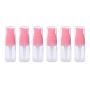 6Pcs 10ml/0.34oz Portable Plastic Lotion Pump Bottle with Lid Empty Refillable Press Bottle Travel Bottle Sample Storage Container Dispenser Vials Jars Pots for Lotion Emulsion Essence (Clear)