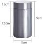 Tea Tins, Stainless Steel Canister Seasoning Box Travel Anti Rust Tea Can Home Kitchen Dry Storage Jar for Tea Coffee Sugar Storage