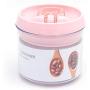 Yl Ly Food Storage Round Grains Plastic Storage Tank Kitchen Transparent Food Storage Box Storage Box Snack Storage Jar Pink_700Ml